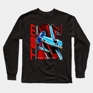 Daher Socata TBM 900 Series GA Aviation Long Sleeve T-Shirt